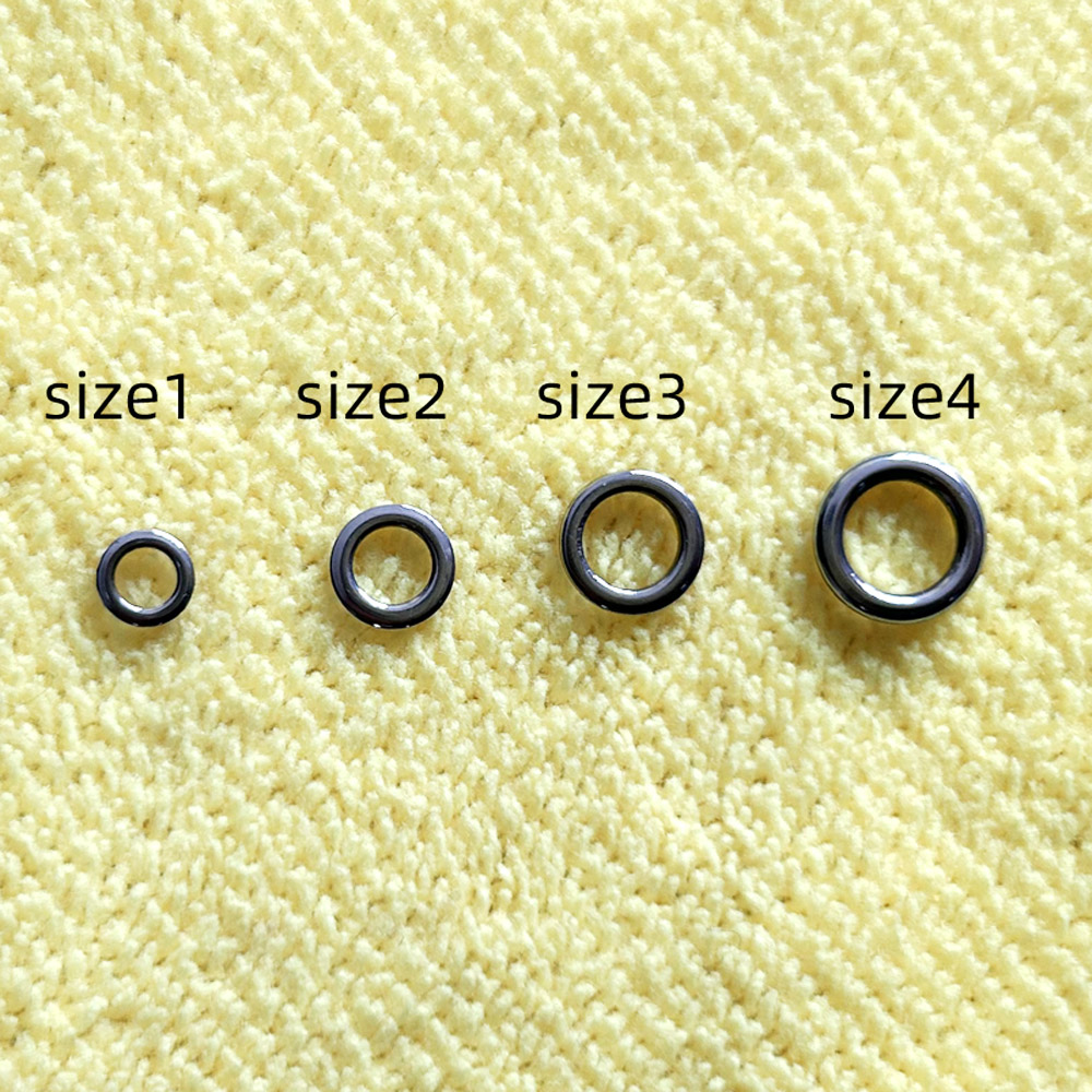Fishing Equipment Stores - DNDYUJU 50pcs Fishing Solid Ring Fishing