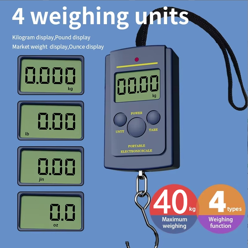 Fishing Equipment Stores - 1PC Multifunctional Mini 40kg/10g Electronic Hanging